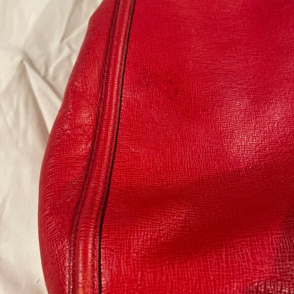 Authentic Coach Madison Cherry/ Red Satchel/Shoulder Bag - Picture 5 of 14